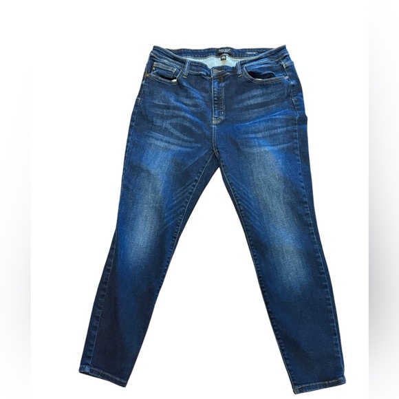 Judy Blue Dark Wash Skinny Fit  Ankle Jeans in Womens 1X (34 x 27) - Picture 1 of 8